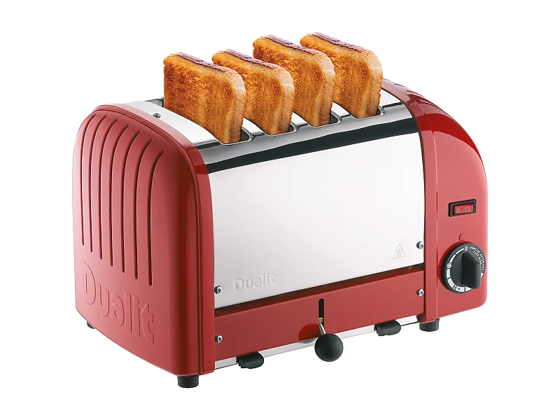 Dualit Grille-pains 4 fentes 2200w rouge - 40366