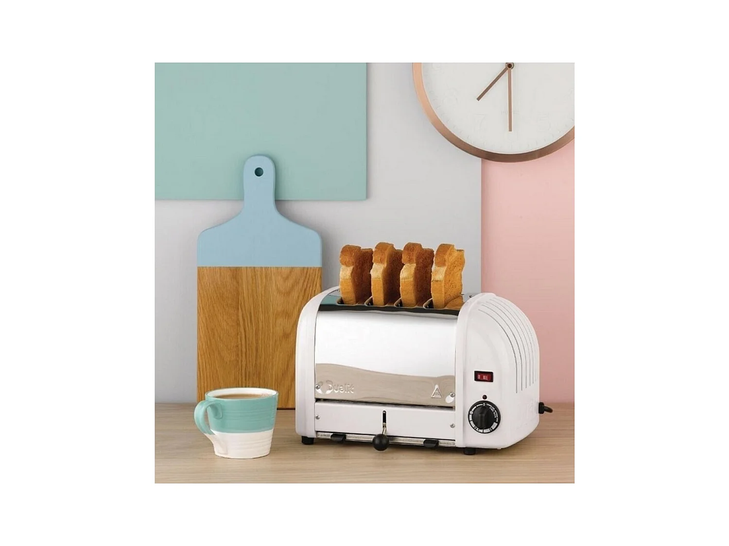 Dualit Grille-pains 4 fentes 2200w blanc classic - 40368