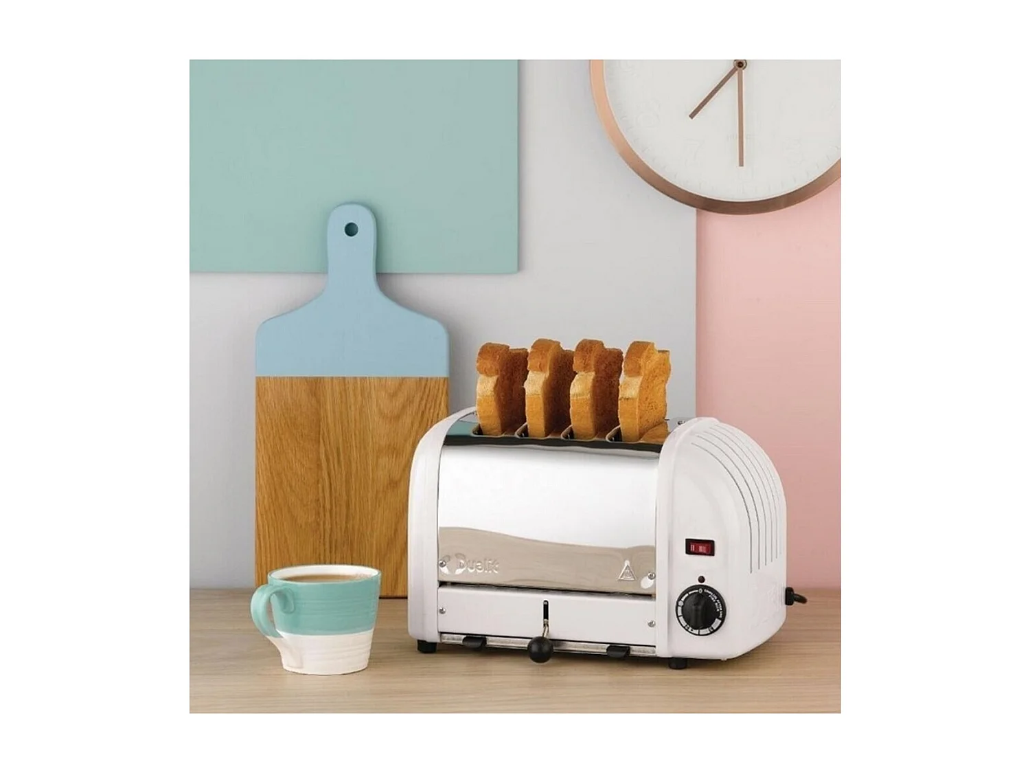 Dualit Grille-pains 4 fentes 2200w blanc classic - 40368