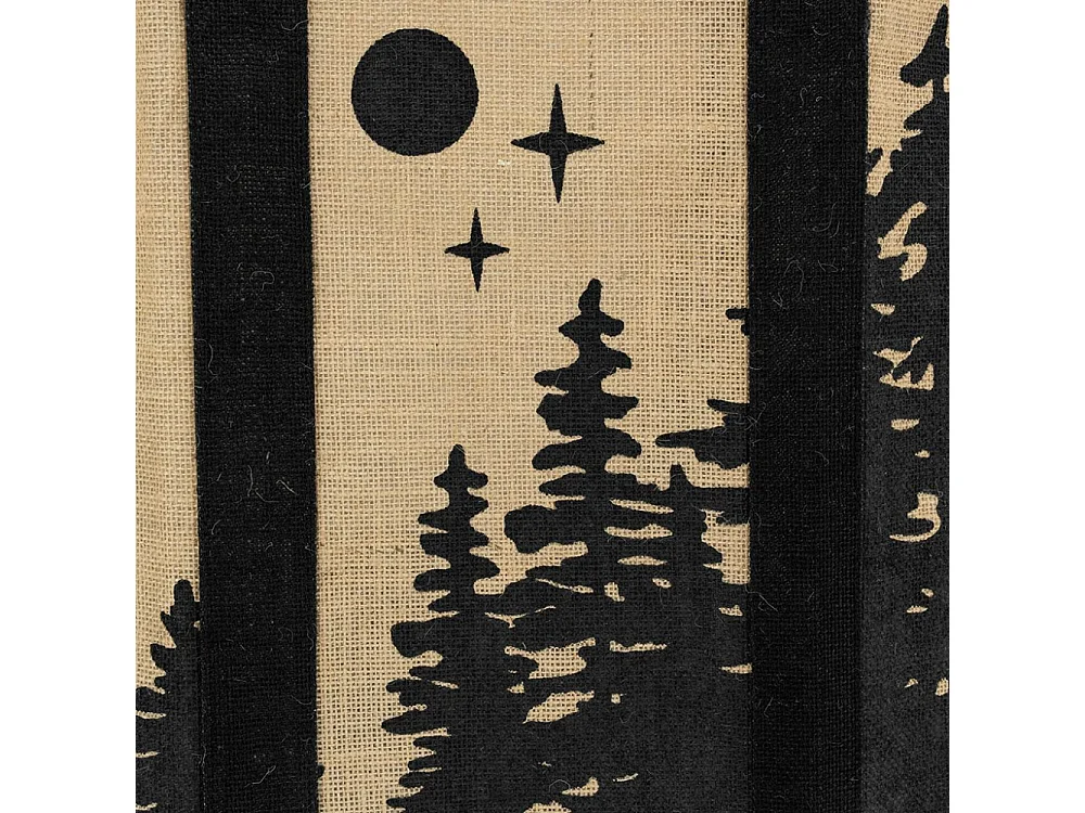 Sac à bûches en jute