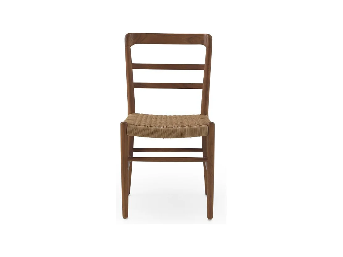 Lot de 4 chaises en bois de toon couleur noyer