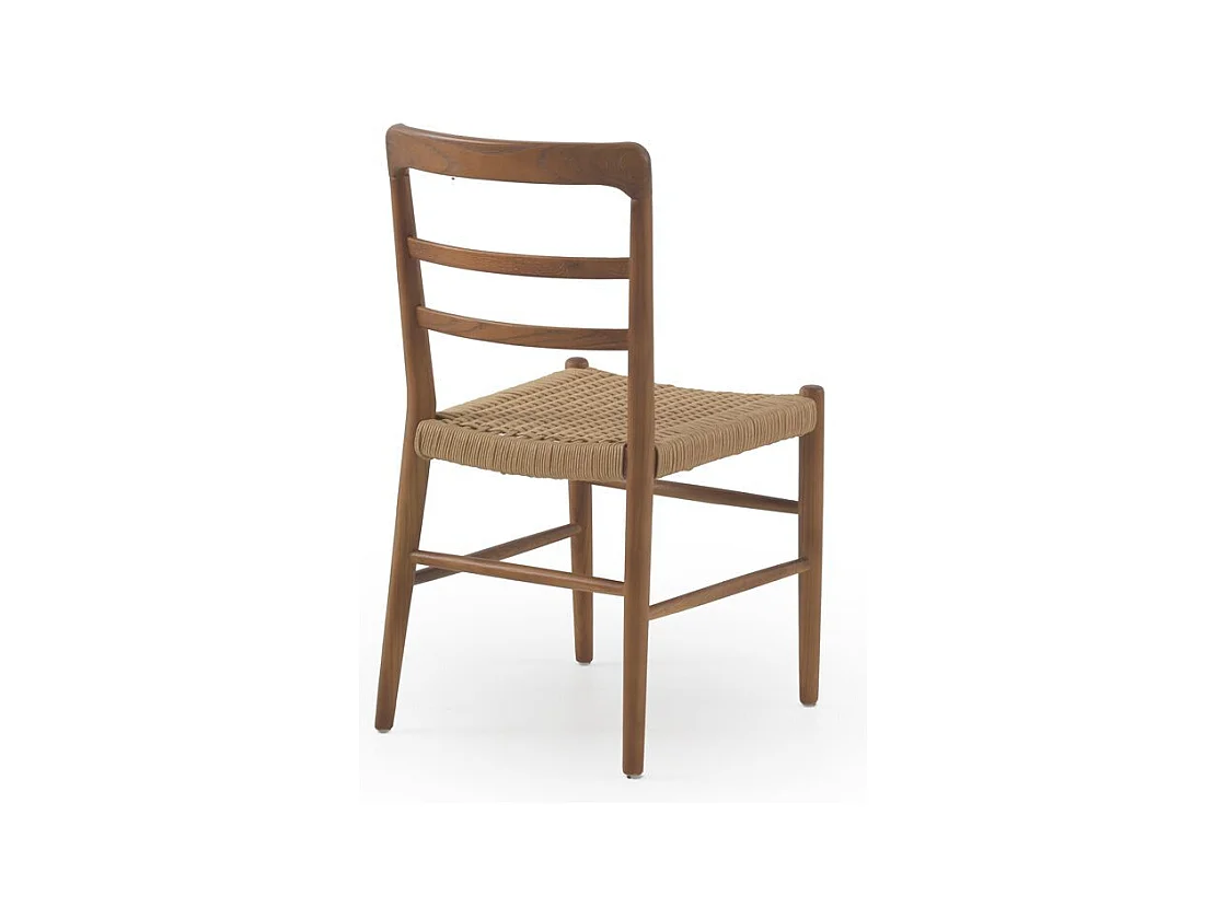 Lot de 4 chaises en bois de toon couleur noyer