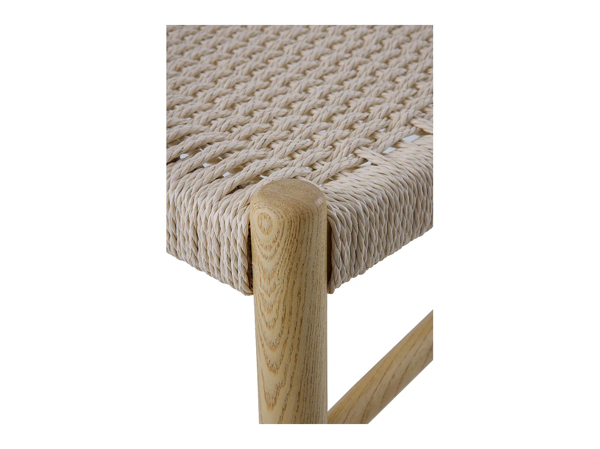 Lot de 4 chaises en bois de toon naturel