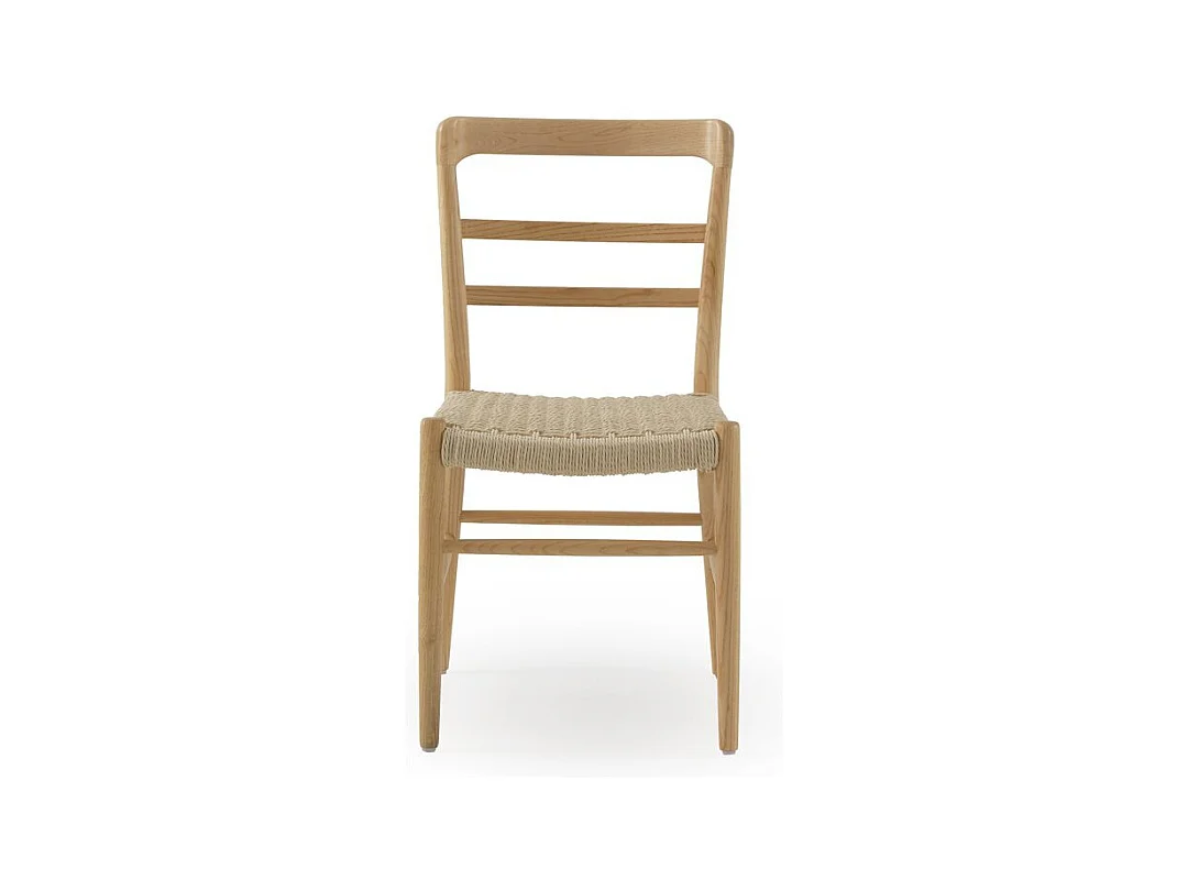 Lot de 4 chaises en bois de toon naturel