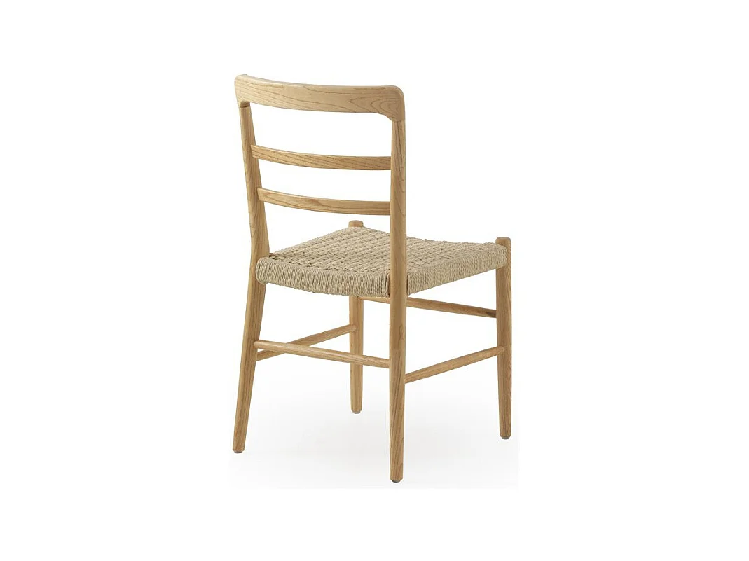 Lot de 4 chaises en bois de toon naturel