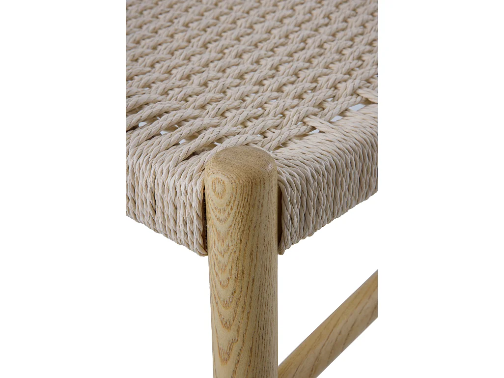 Lot de 4 chaises en bois de toon naturel