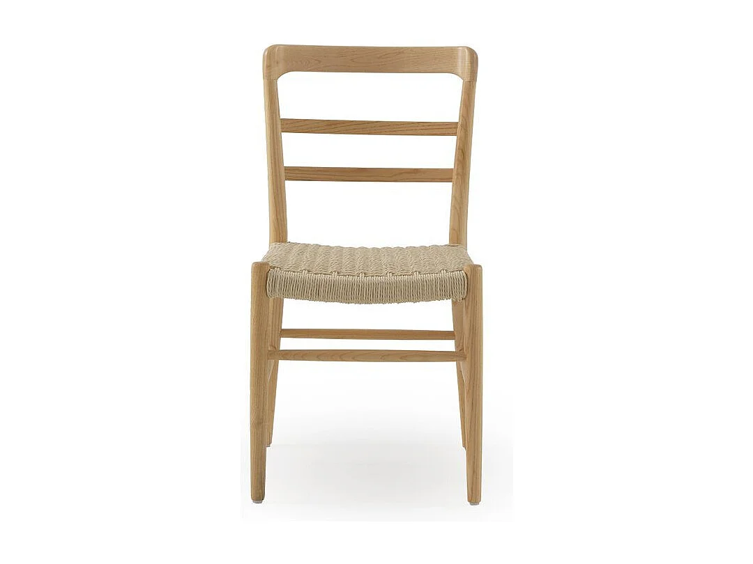 Lot de 4 chaises en bois de toon naturel