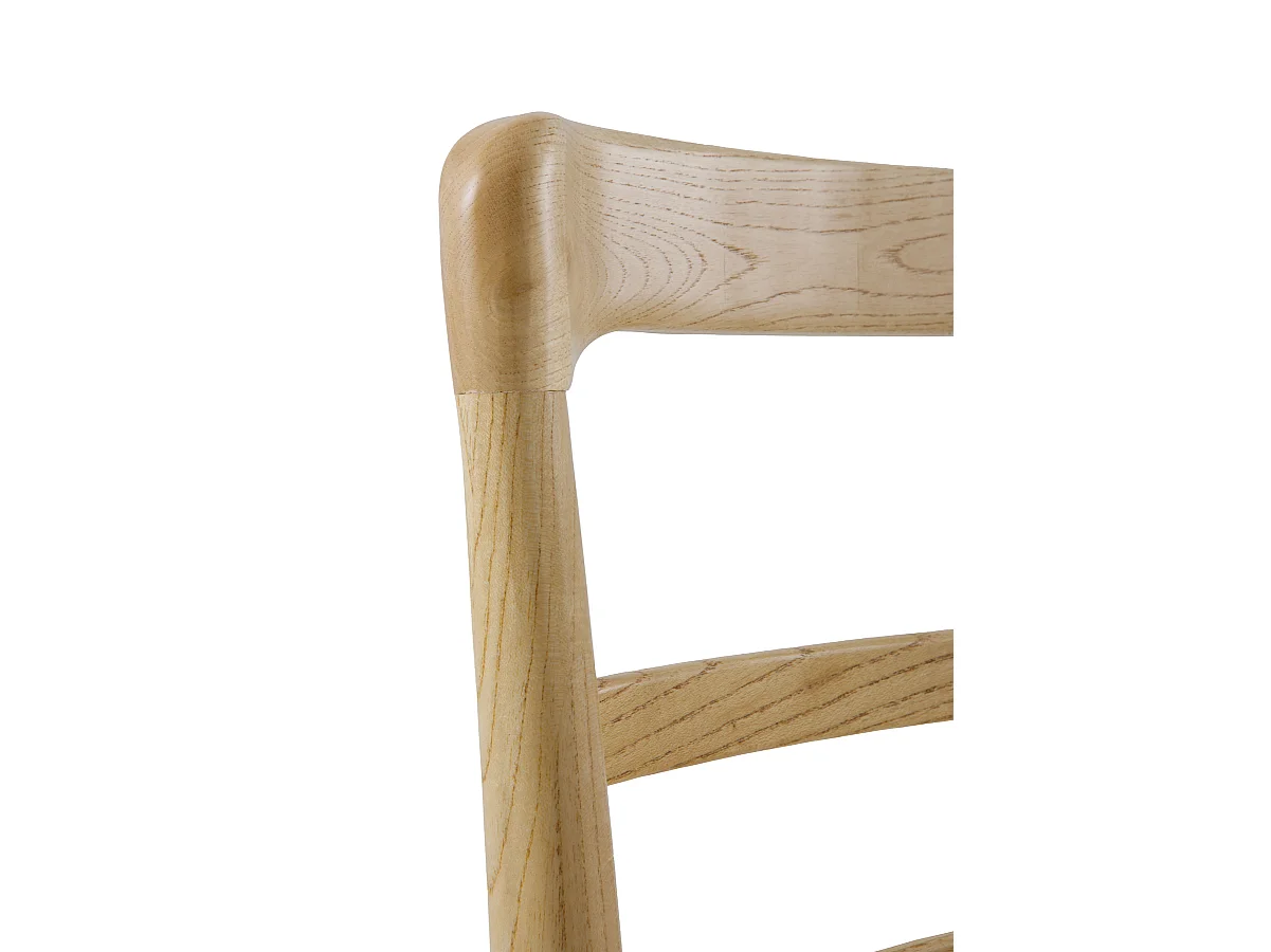 Lot de 4 chaises en bois de toon naturel