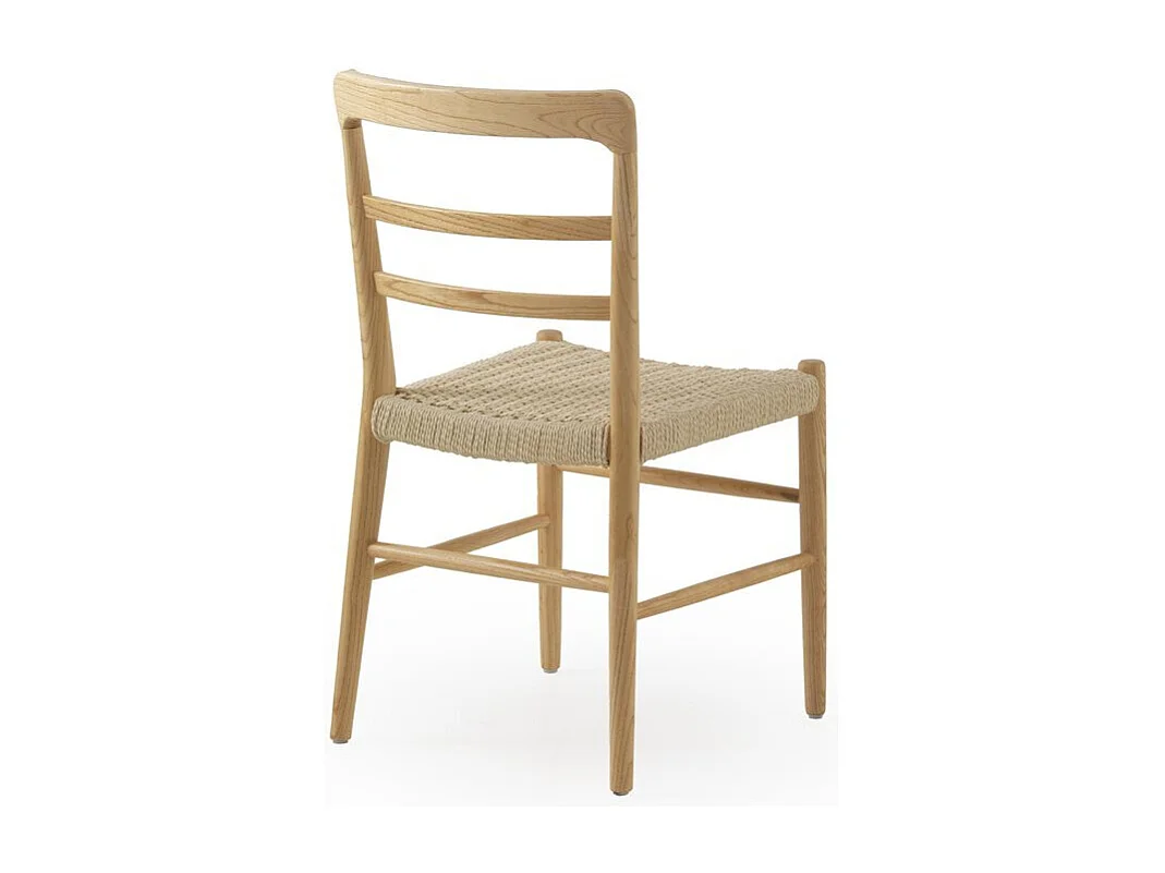 Lot de 4 chaises en bois de toon naturel