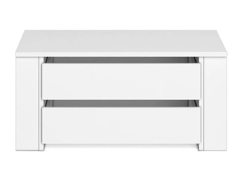 Cajonera interior 2 cajones blanco mate 34,5x88,3x45 cm