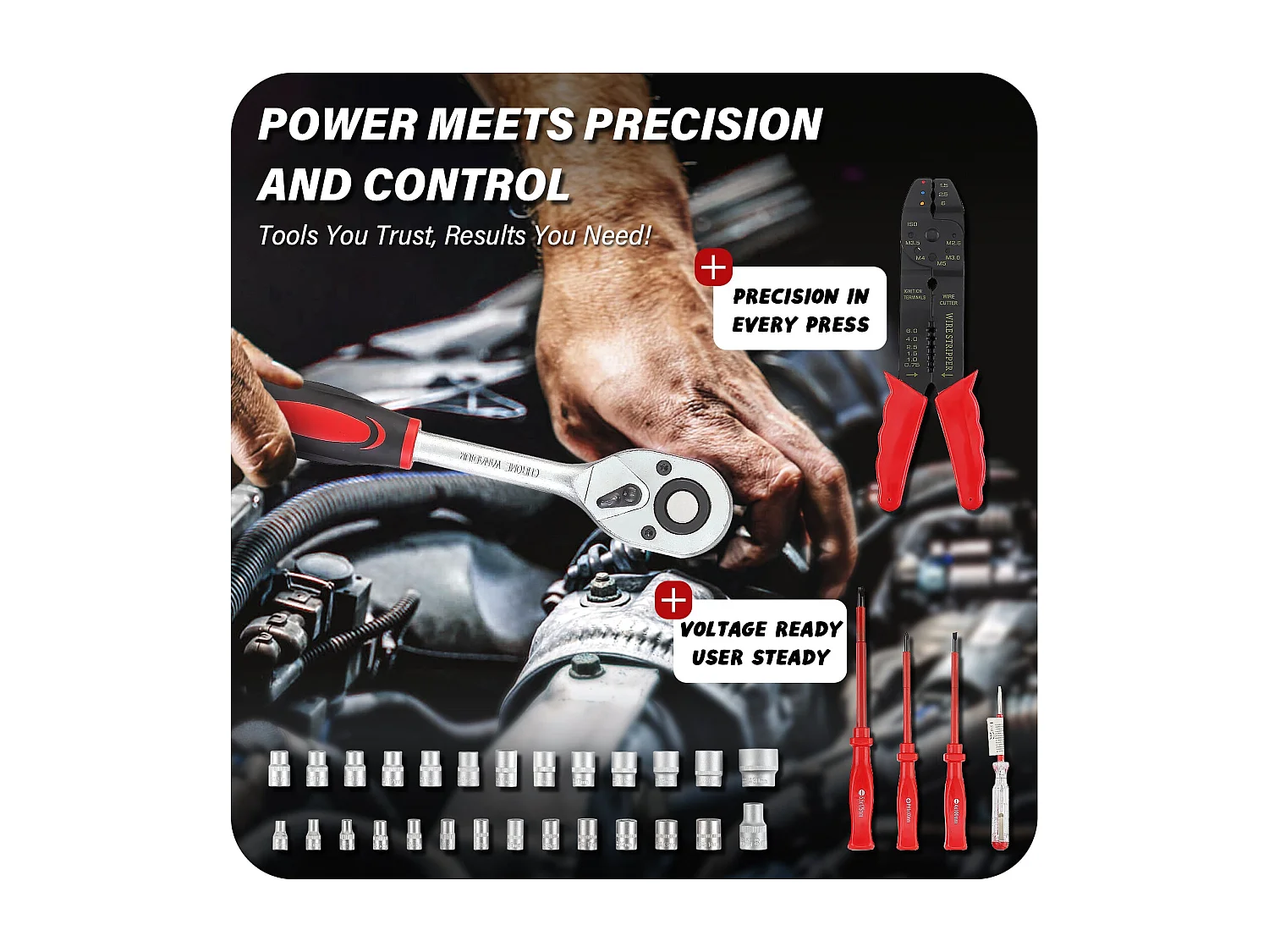 Coffret à Outils 1000 Pièces Professionnel - Valise Roulante Aluminium avec Poignée Télescopique et Outils Chrome Vanadium pour Mécanique