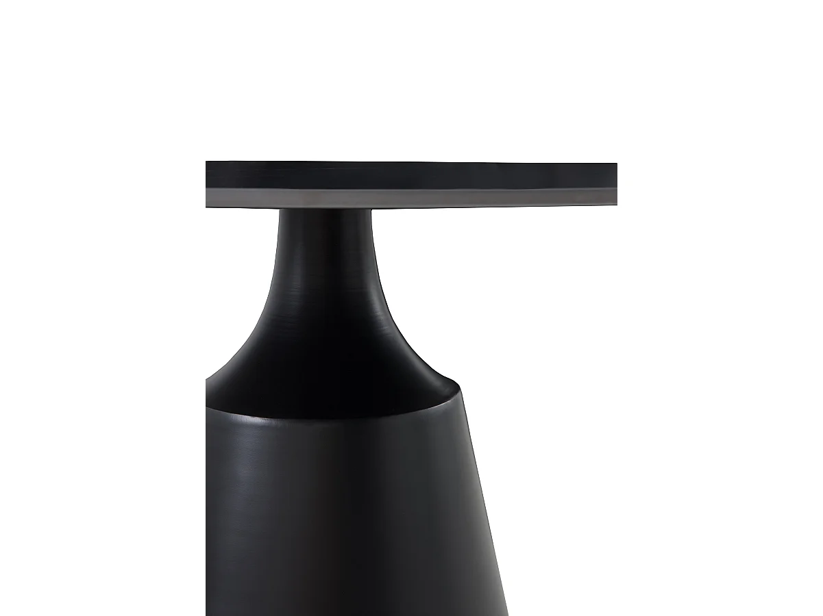 Table de salle à manger ronde 90 diam. avec plateau en céramique