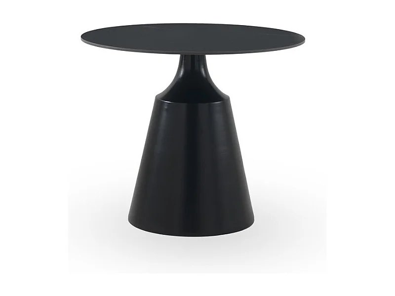 Table de salle à manger ronde 90 diam. avec plateau en céramique