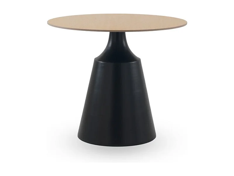 Mesa de jantar redonda 90 diam. com tampo cerâmico