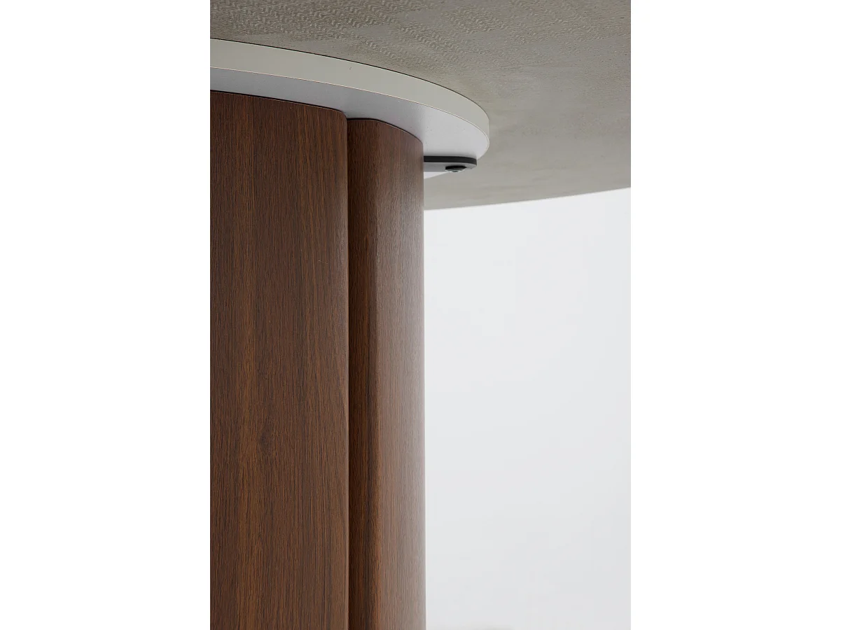 Runder Tisch 140 Durchmesser mit Keramikplatte