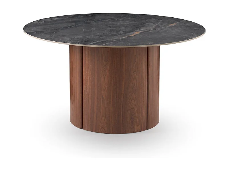 Table ronde 140 diam. avec plateau en céramique