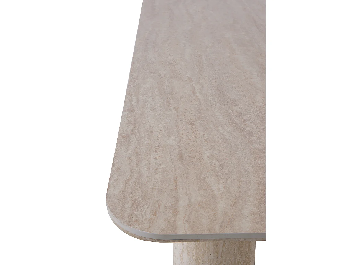 Mesa retangular 160x90 com tampo cerâmico