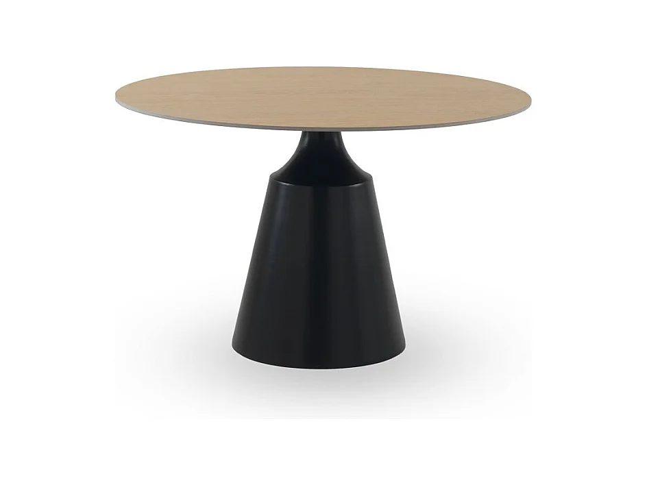 Table de salle à manger ronde 120 diam. avec plateau en céramique