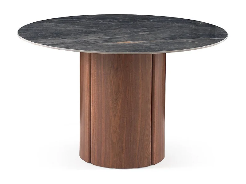 Table ronde 120 diam. avec plateau en céramique