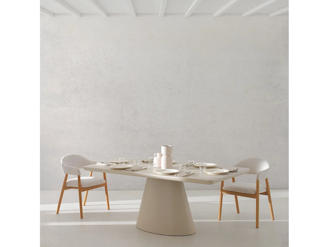 Tavolo rettangolare 180x100 in MDF color bianco