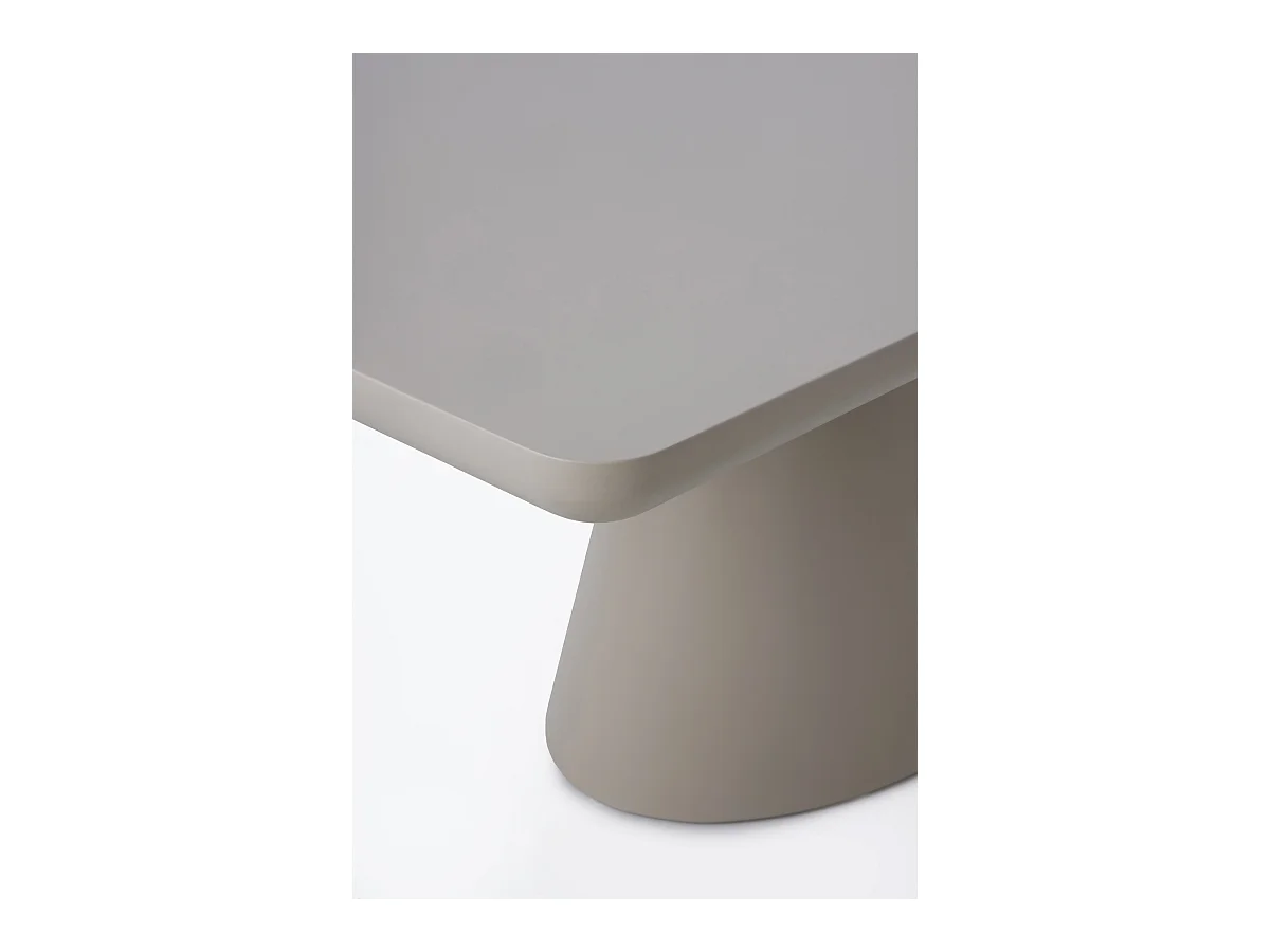 Table 180x100 panneau de fibres de moyenne densité couleur blanc