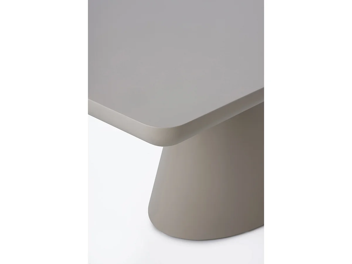 Tavolo rettangolare 180x100 in MDF color tortora