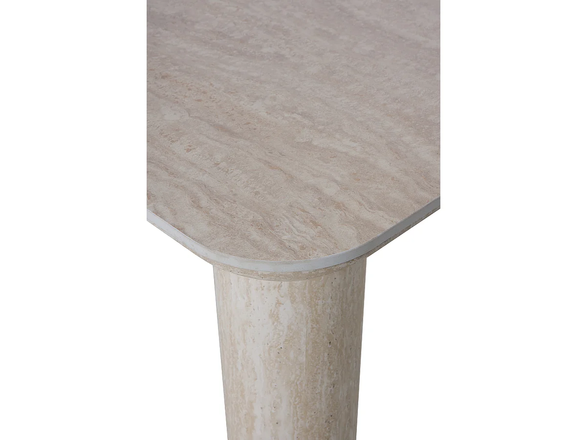 Table rectangulaire 200x100 avec plateau en céramique
