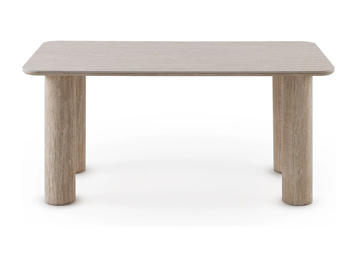 Rechteckiger Tisch 200x100 mit Keramikplatte