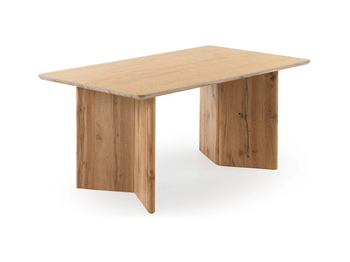 Table rectangulaire 160x90 avec plateau en céramique