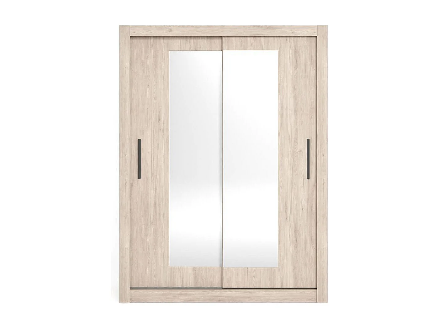 Armario Sava 2 puertas correderas con espejo sahara 201x150x58,7 cm