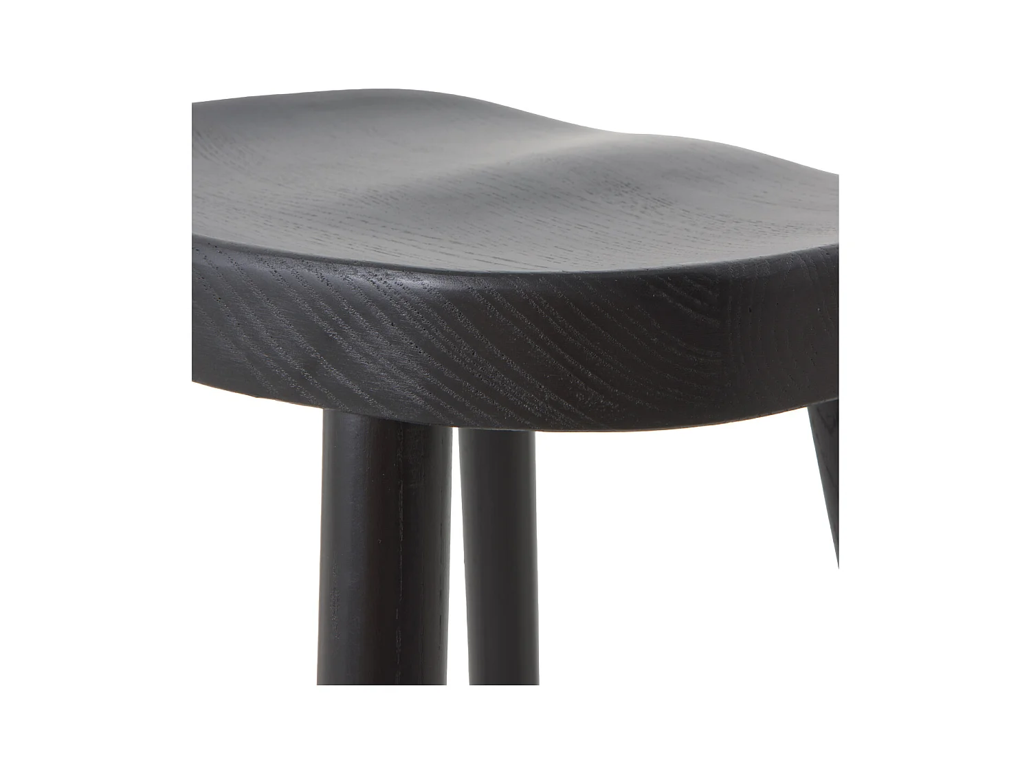 Pack de 2 taburetes madera de toon color negro