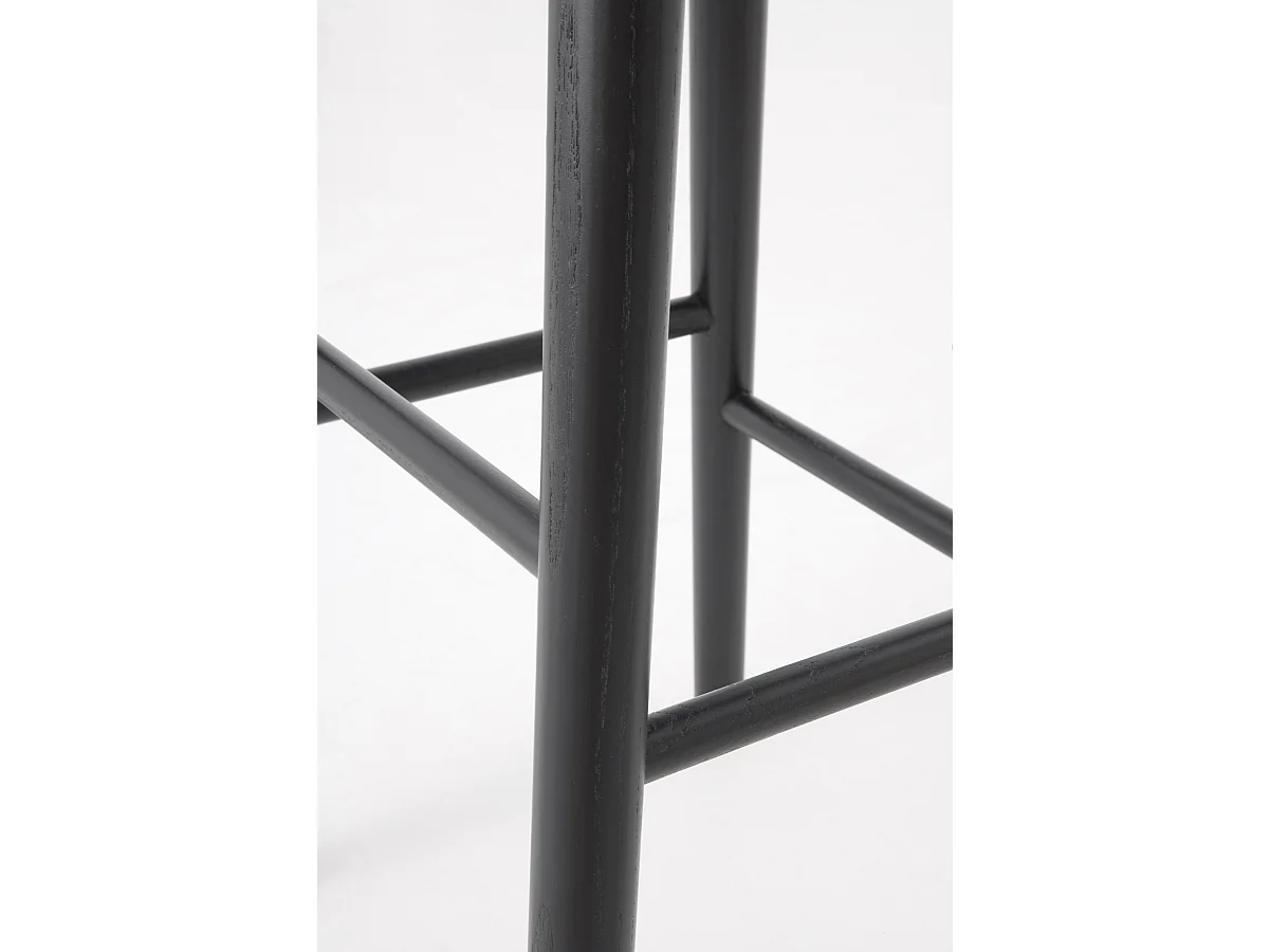 Pack de 2 taburetes madera de toon color negro