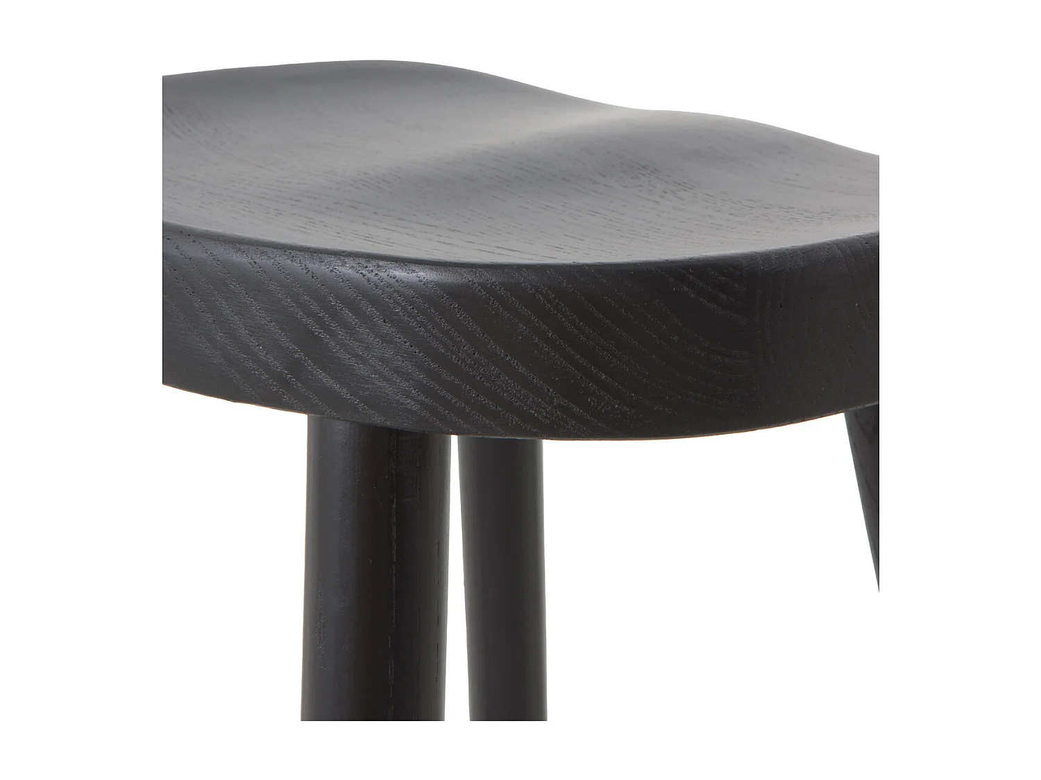 Pack de 2 taburetes madera de toon color negro