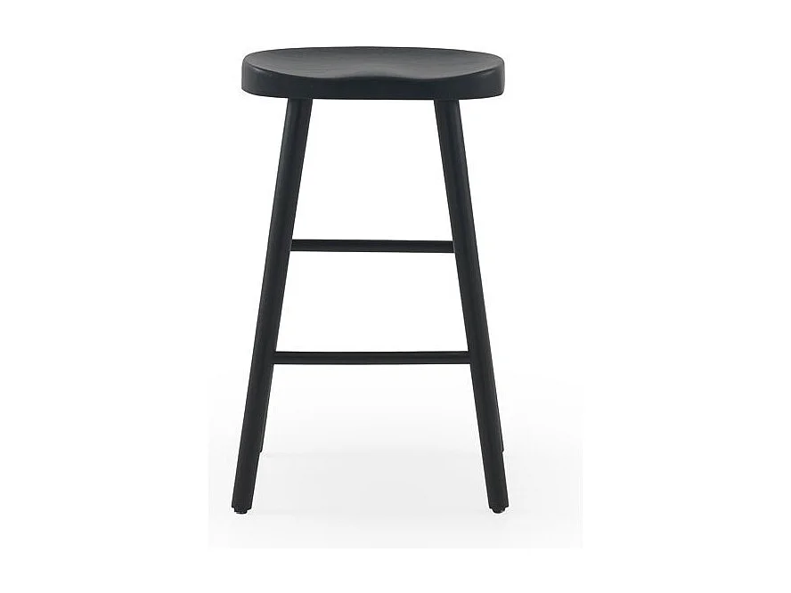 Pack de 2 taburetes madera de toon color negro