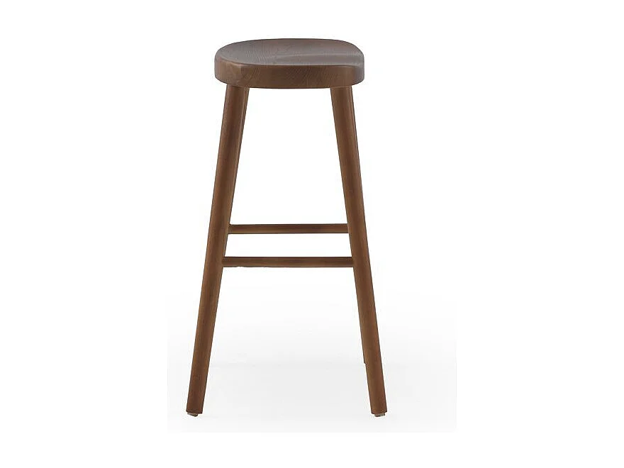 Pack de 2 taburetes madera de toon color nogal