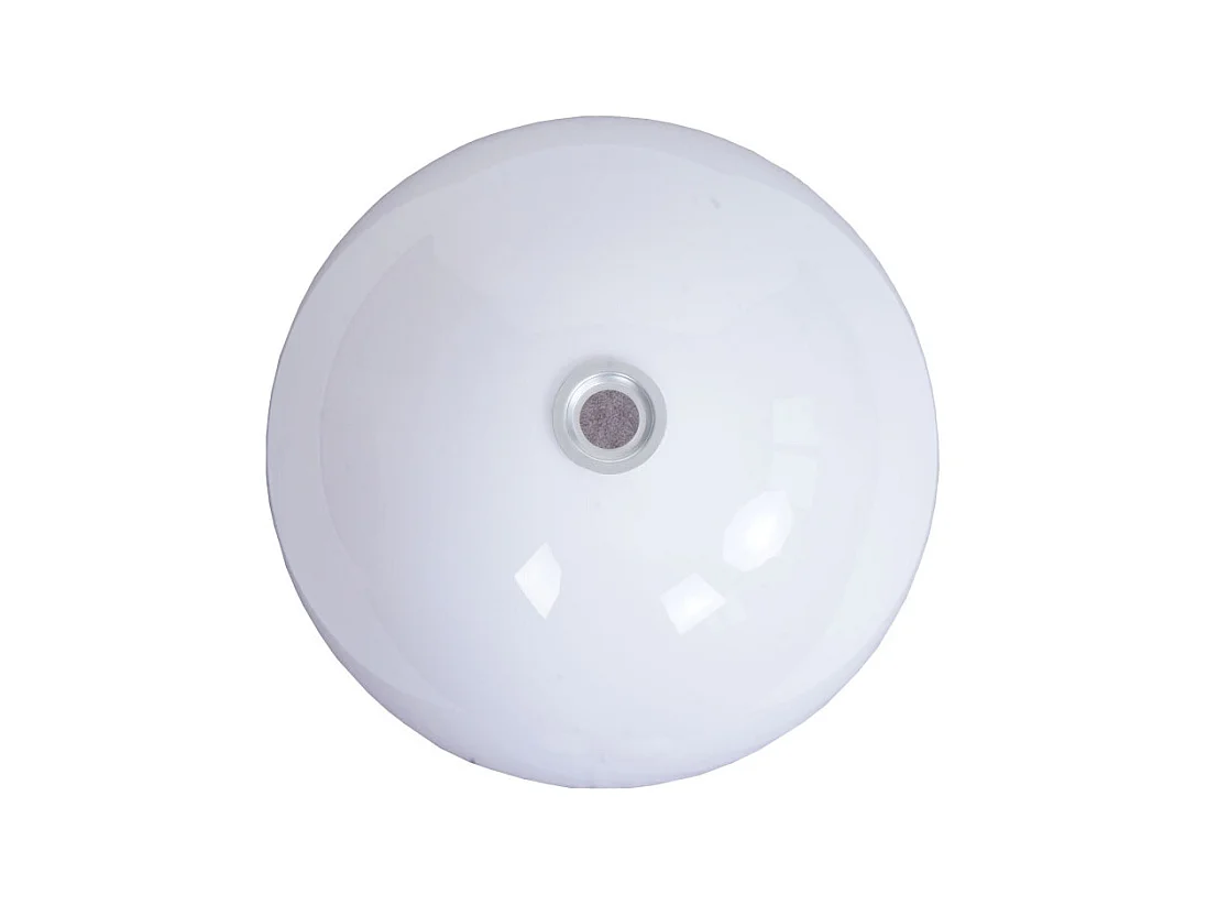 Suspension HWC-M34, lampe à suspendre Lampe, Ø 40cm écran, plastique - blanc