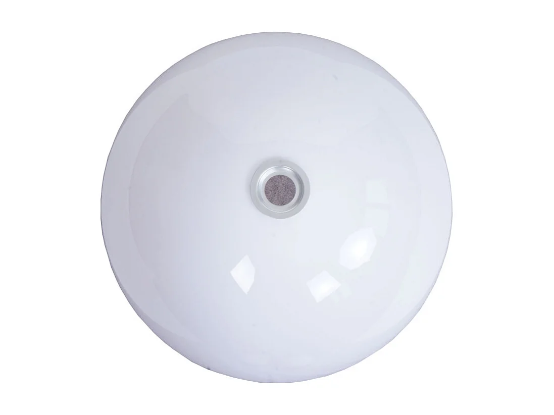 Suspension HWC-M34, lampe à suspendre Lampe, Ø 40cm écran, plastique - blanc