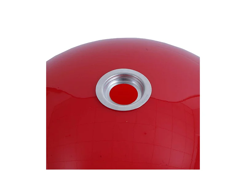 Suspension HWC-M34, lampe à suspendre Lampe, Ø 40cm écran, plastique - rouge