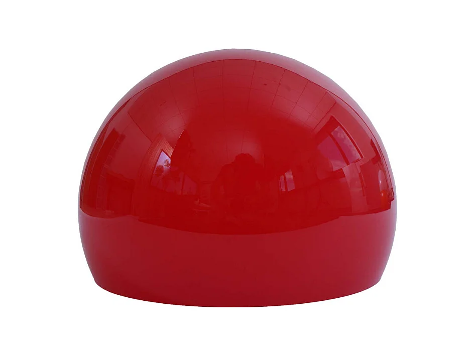 Suspension HWC-M34, lampe à suspendre Lampe, Ø 40cm écran, plastique - rouge