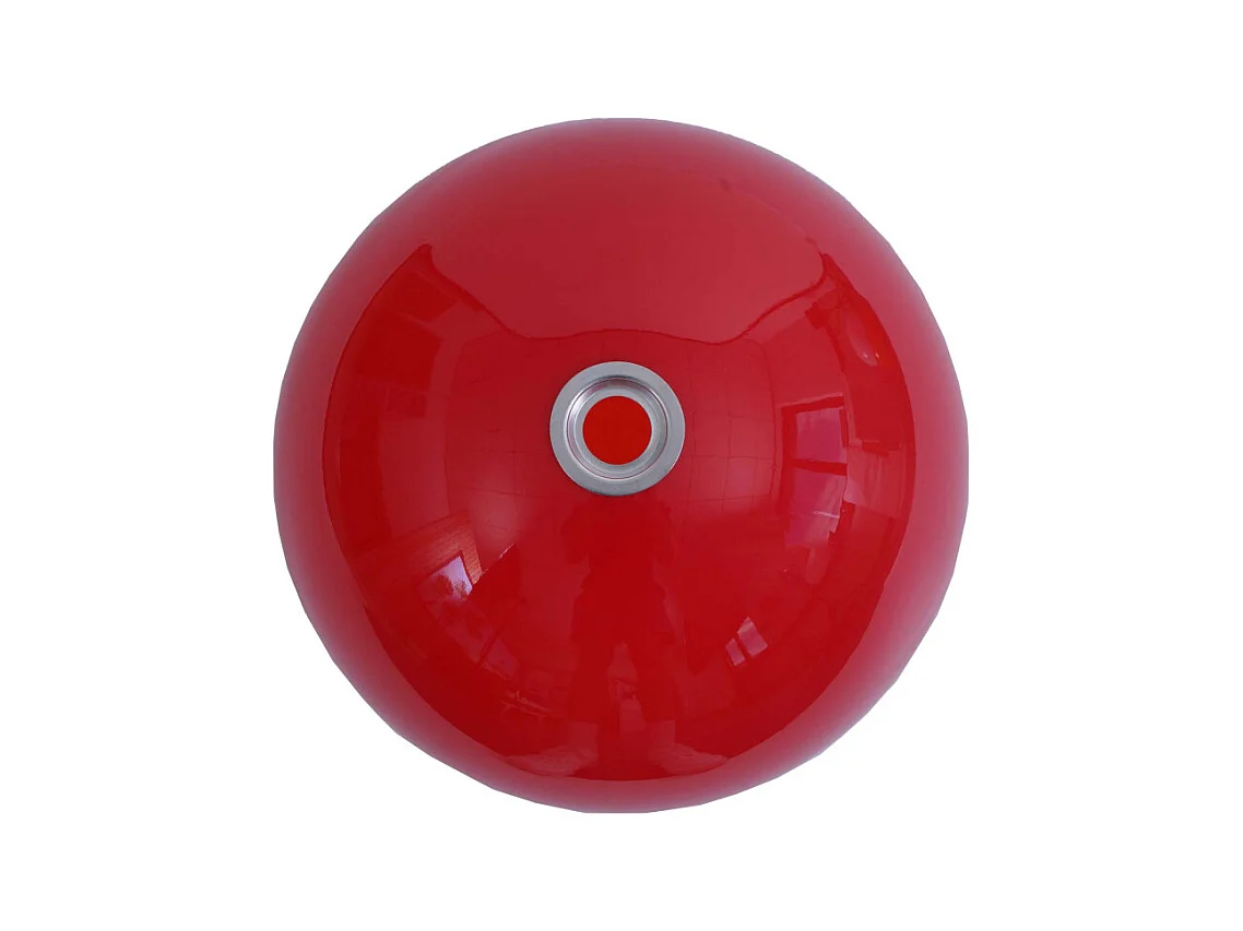 Suspension HWC-M34, lampe à suspendre Lampe, Ø 40cm écran, plastique - rouge