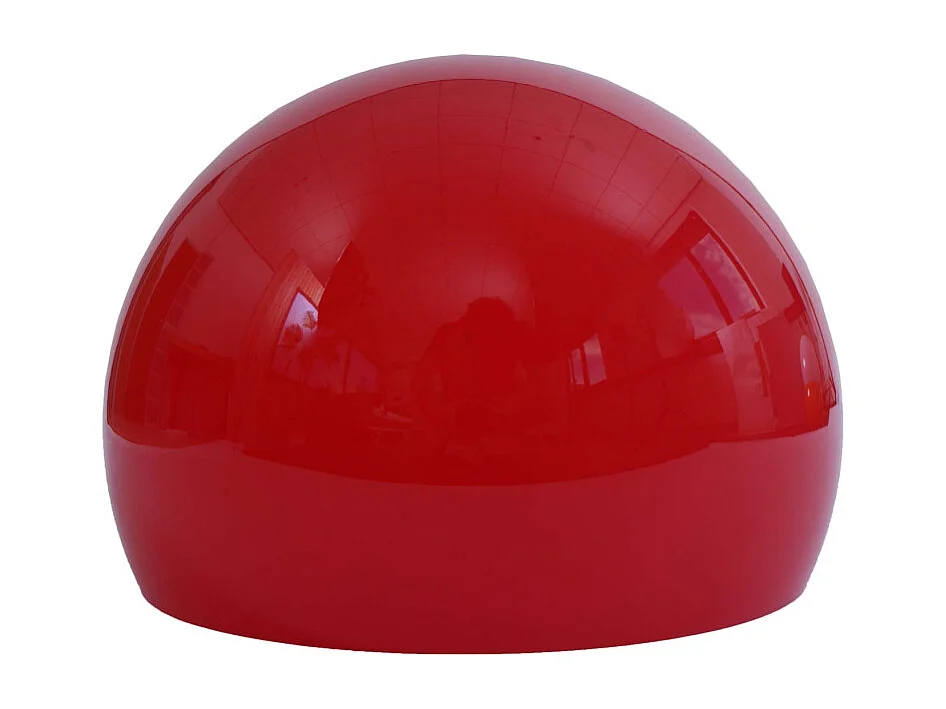 Suspension HWC-M34, lampe à suspendre Lampe, Ø 40cm écran, plastique - rouge