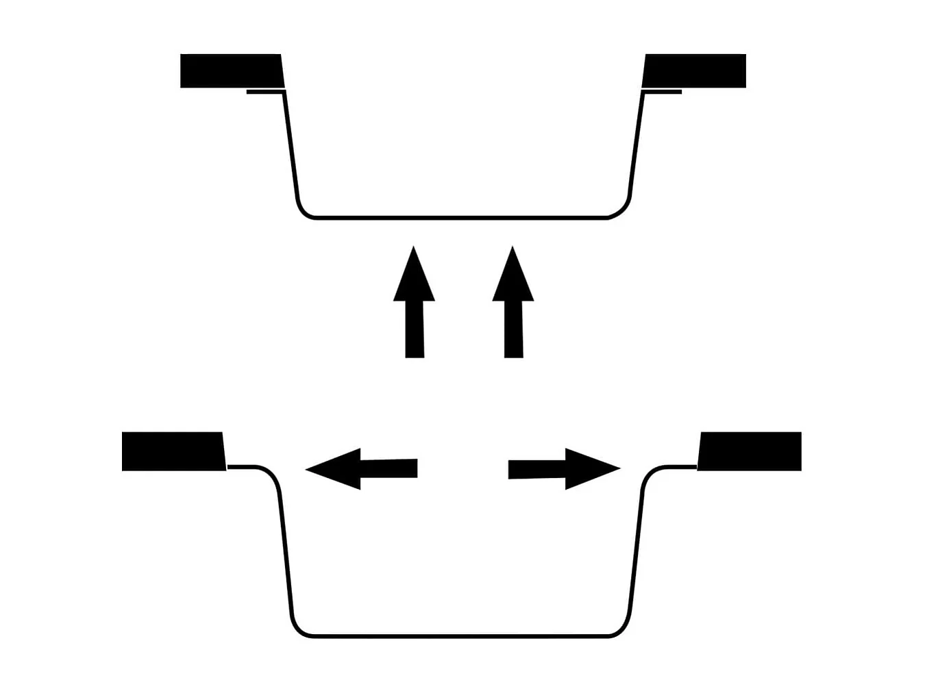 Lavello da cucina in granito nero con foro di troppo pieno