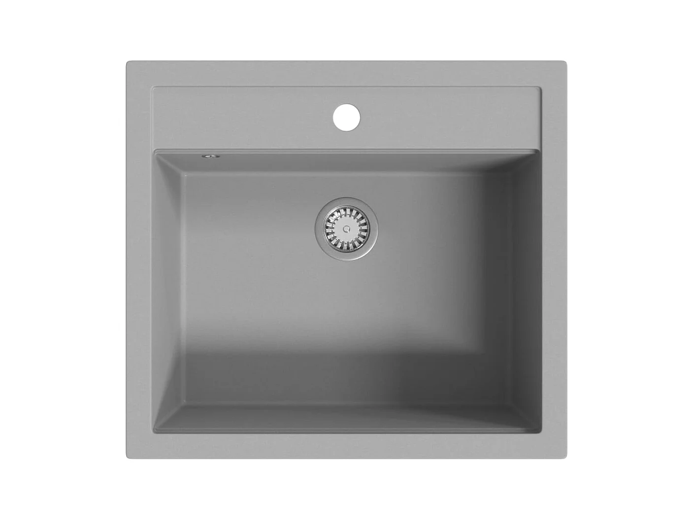 Évier de cuisine en granit Bac unique Gris
