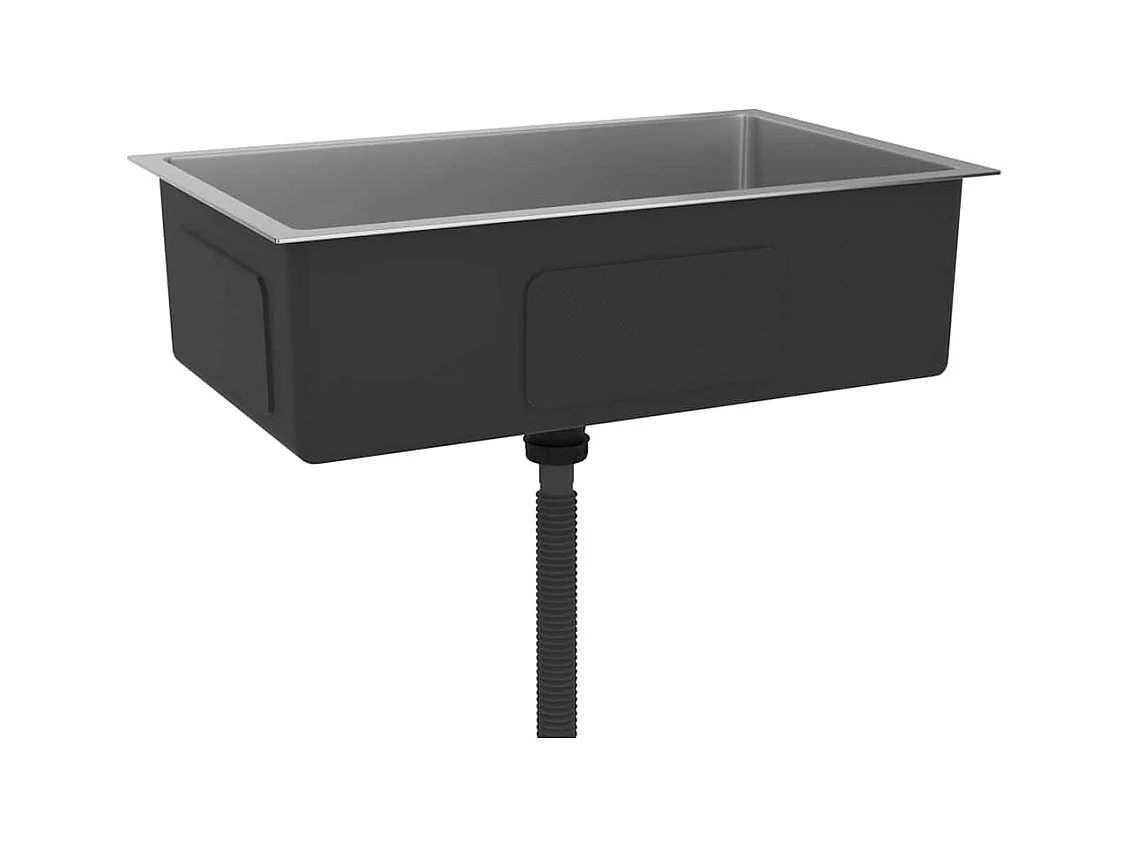 Handgemaakte keukengootsteen roestvrij staal