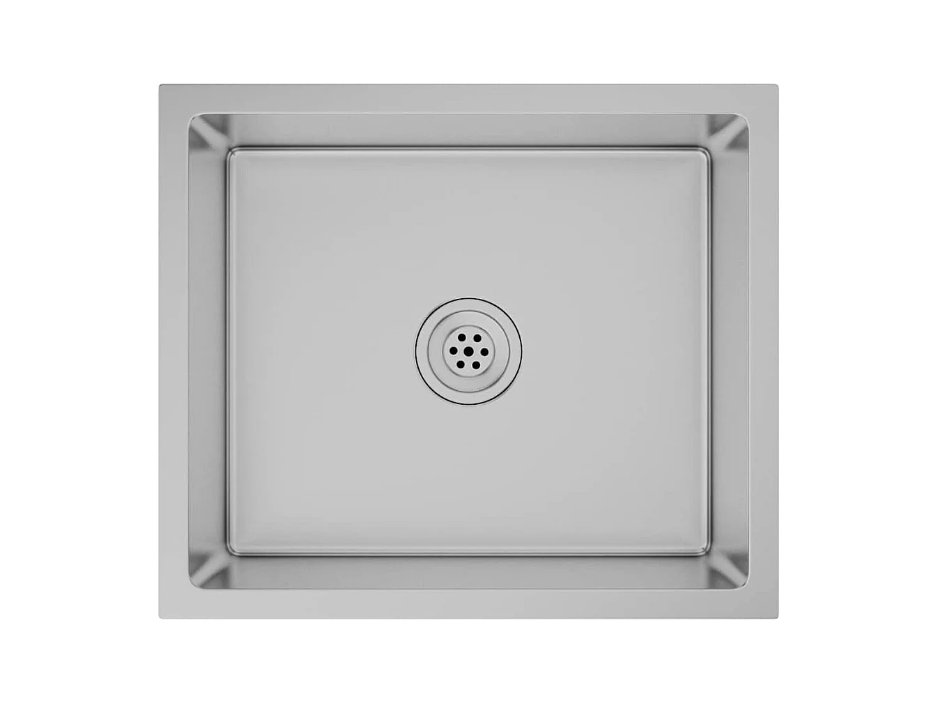 Handgemaakte keukengootsteen roestvrij staal