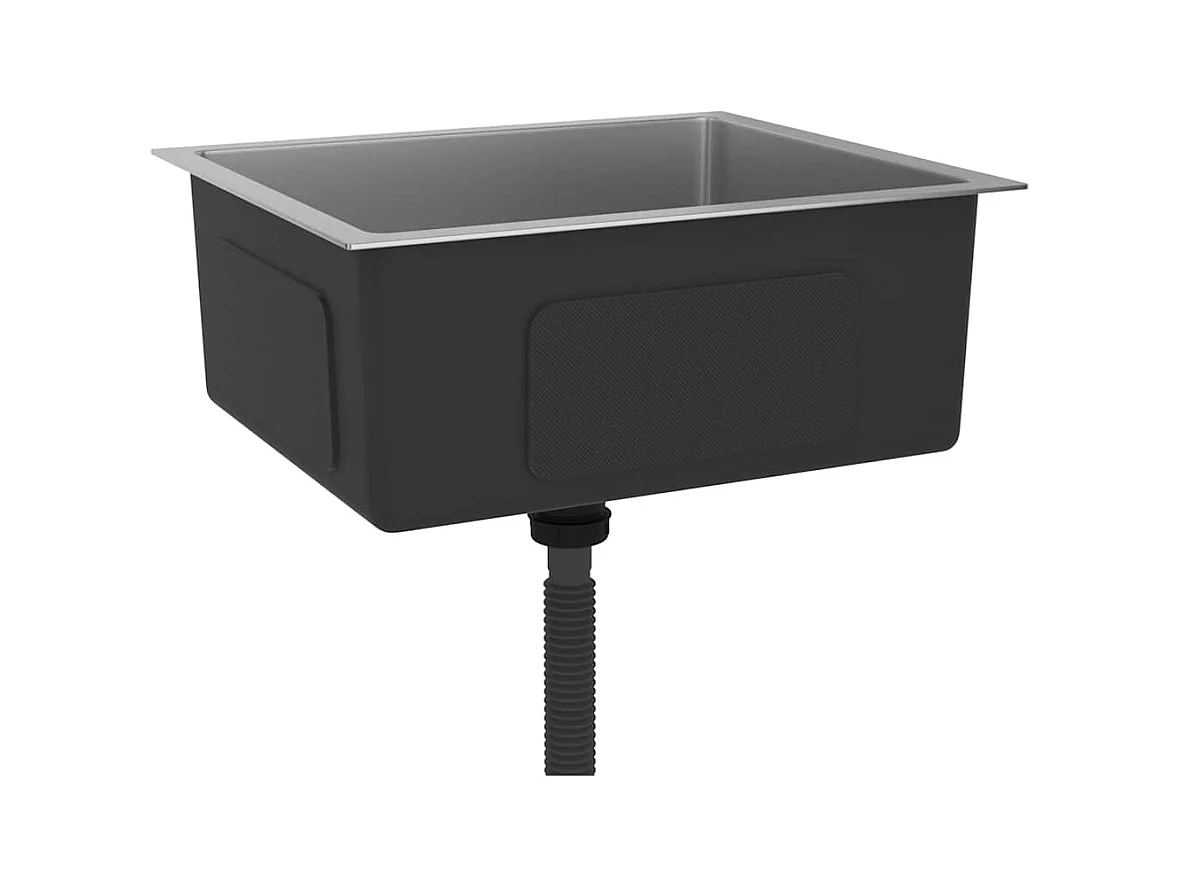 Handgemaakte keukengootsteen roestvrij staal