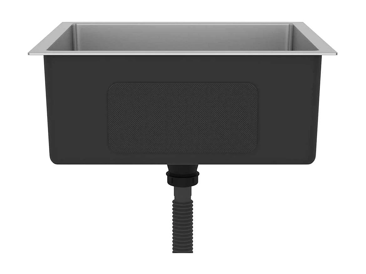 Fregadero de cocina hecho a mano de acero inoxidable