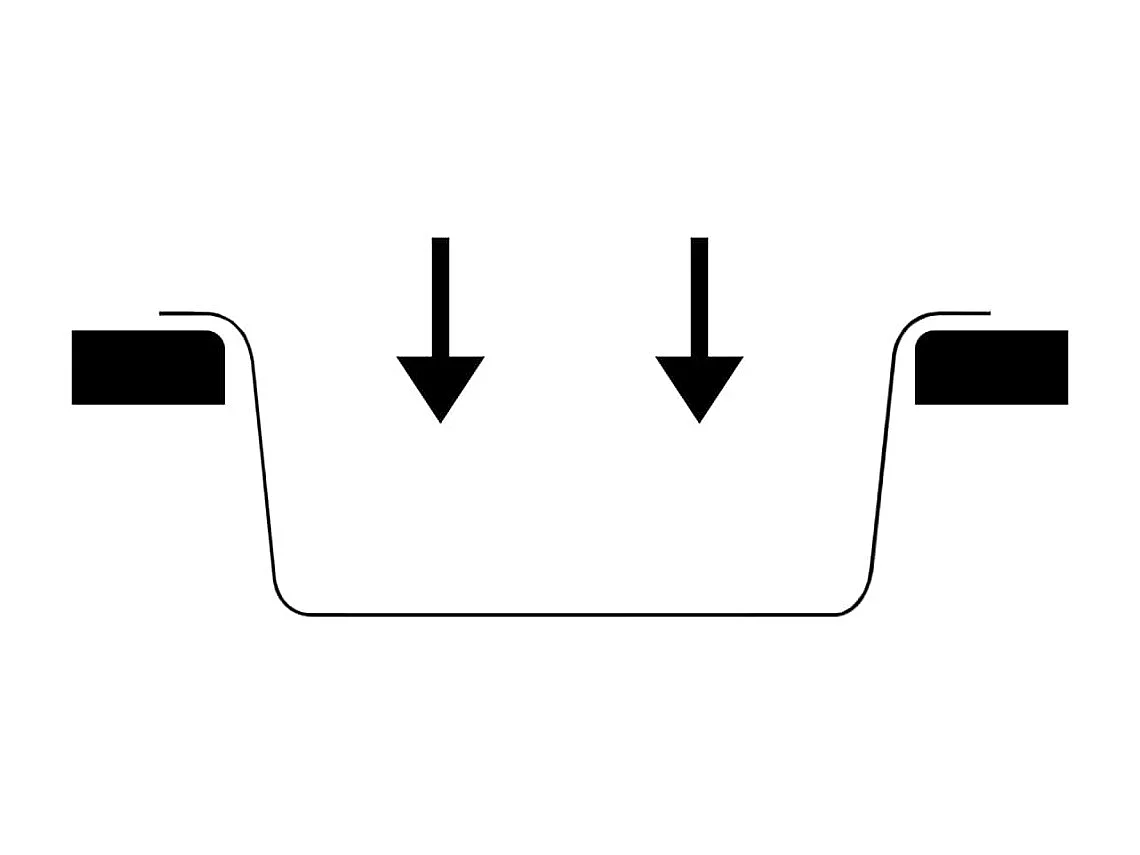 Évier de cuisine avec trou de trop-plein Beige Granit
