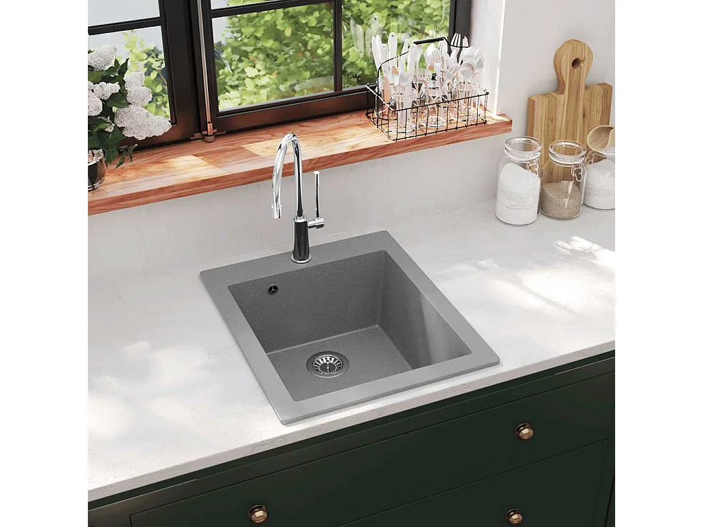 Évier de cuisine Granite Gris
