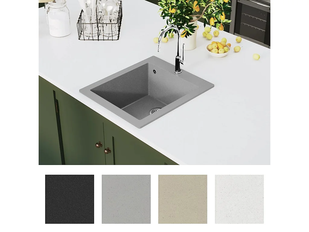 Évier de cuisine Granite Gris